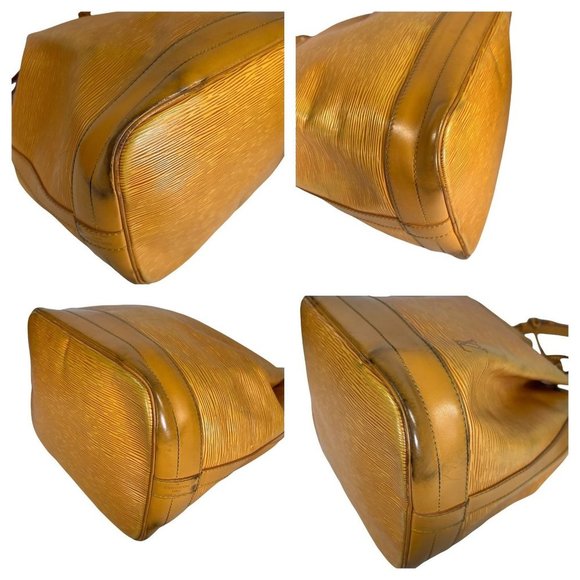 Authentic Louis Vuitton Shoulder Bag Tassili Noe Yellow Epi Used LV Handbag Vint - Picture 6 of 12